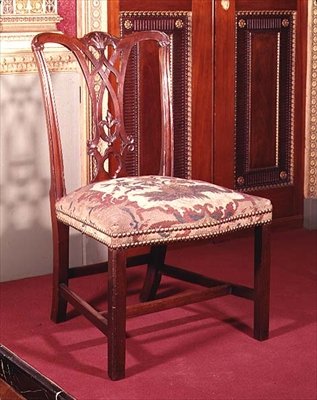 Ribband-backed chair, c.1760 by Thomas Chippendale